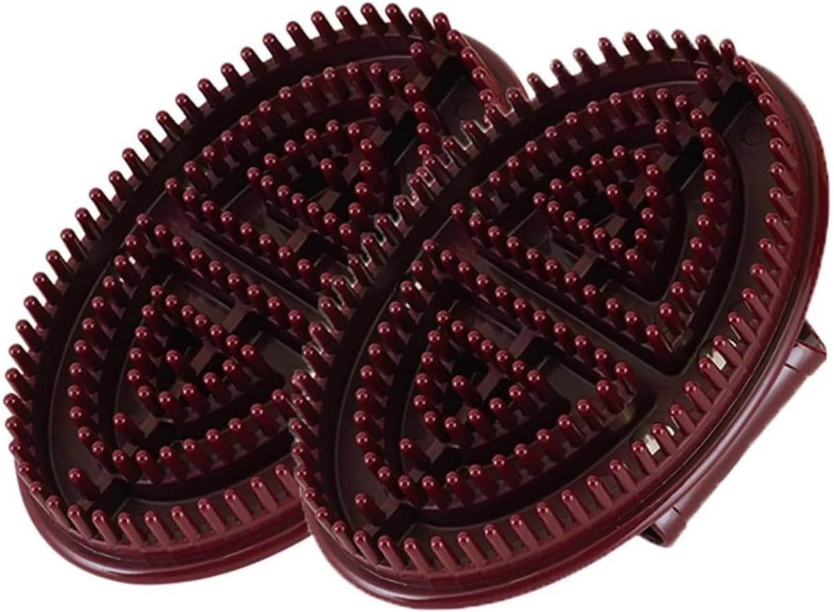 NILUTO 2Pcs Meridian Brush Massage Brush, Body Relaxation Meridian Massage Brush, Gentle Exfoliation, Moisturizing