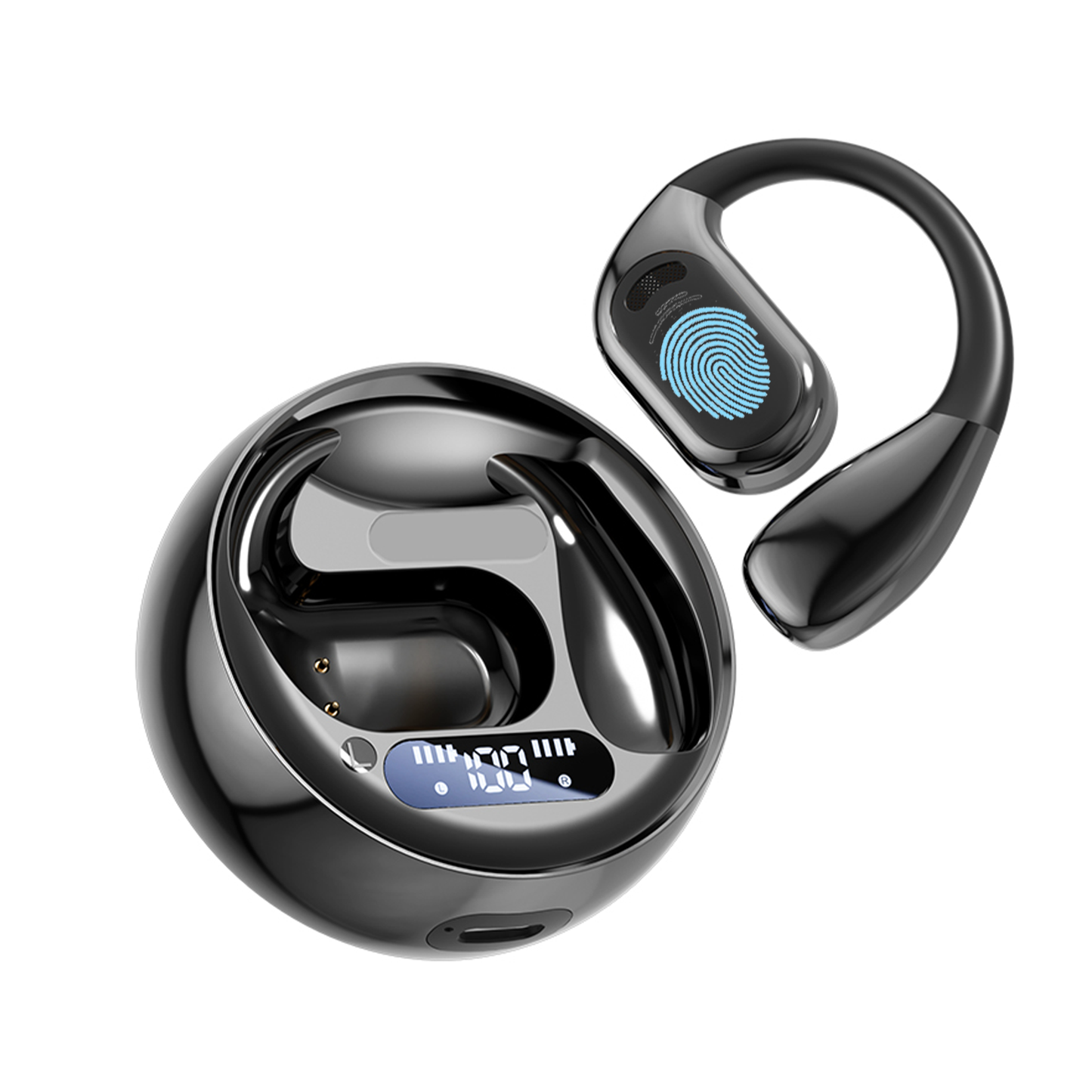 Real Time Language Translation Earbuds, Open Ear AI Translation Earbuds Translation Pods Translator Earbuds for Android iOS, 144 Languages Translator Earbuds for iOS & Android