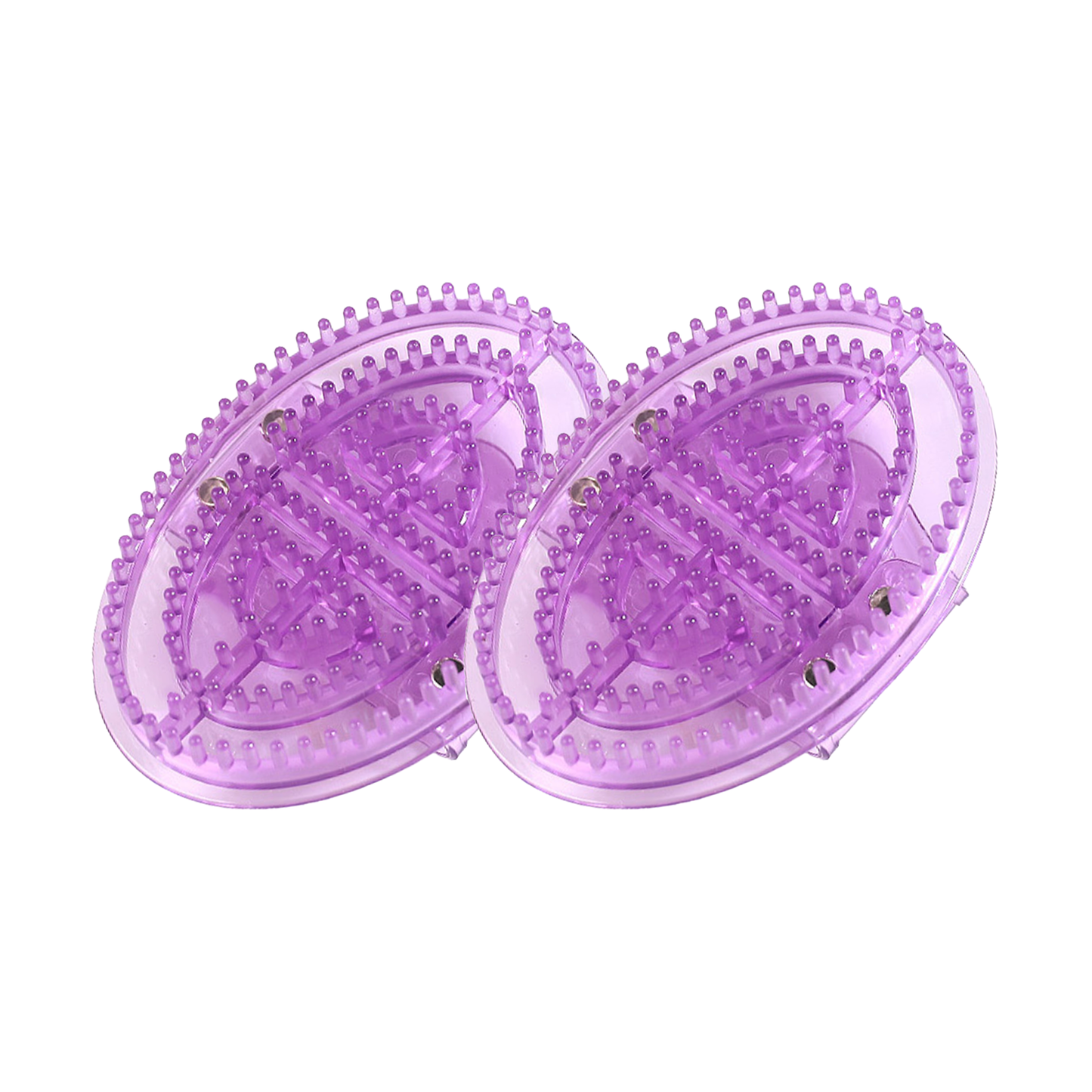 NILUTO 2Pcs Meridian Brush Massage Brush, Body Relaxation Meridian Massage Brush, Gentle Exfoliation, Moisturizing