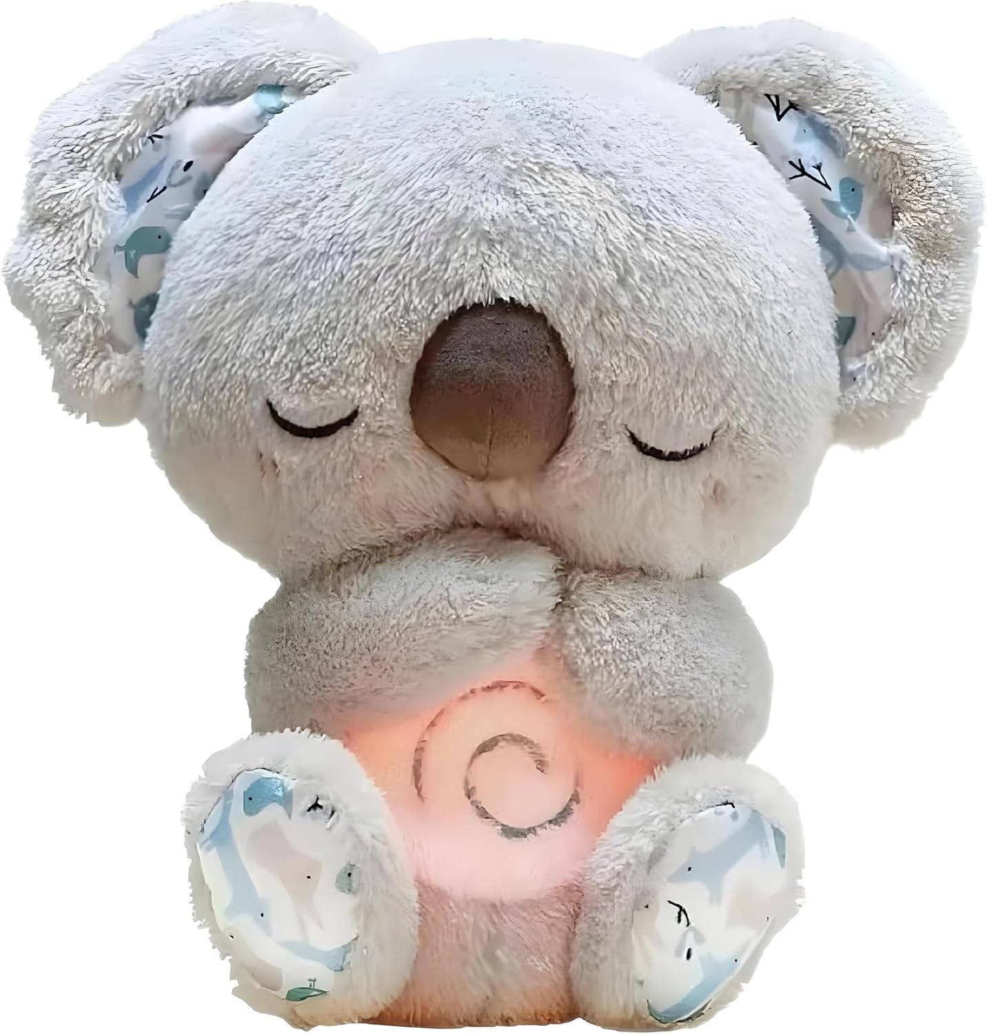 LIVREO Evoraco Soothing Koala, Bear Arrily Calming Otter Breathing Koala Sleep Buddy, Calming Otter Plush for Anxiety with Music Lights & Rhythmic Breathing Motion