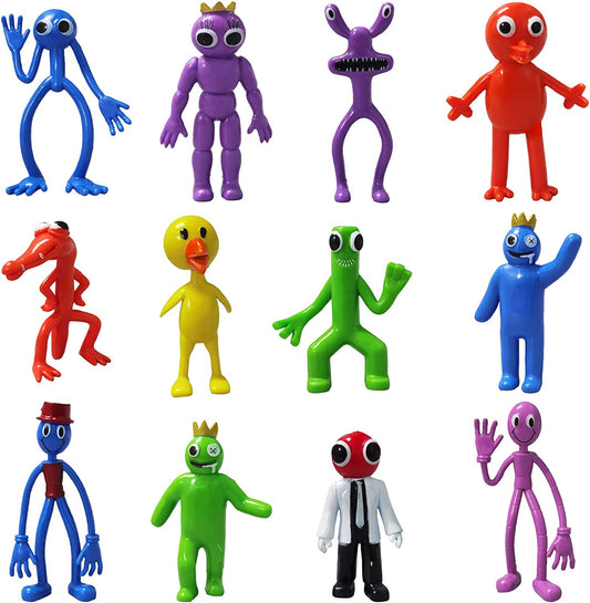 NILUTO 12 Pcs Rainbow Friends Gaming Action Figures, Gift for Kids Halloween Thanksgiving Christmas Birthday Gifts for Kids Gifts Party Supplies