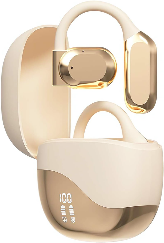 Real Time Language Translator Earbuds Open Ear AI Translation Earbuds Translation Pods Translator Earbuds for Android iOS, 144 Languages Translator Pods for iOS & Android (Skin Color)