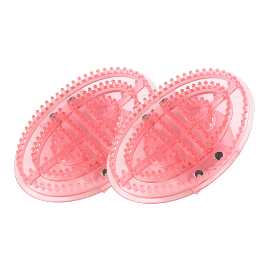 NILUTO 2Pcs Meridian Brush Massage Brush, Body Relaxation Meridian Massage Brush, Gentle Exfoliation, Moisturizing