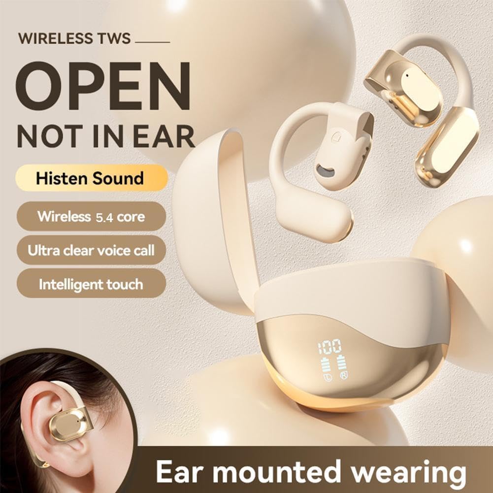 Real Time Language Translator Earbuds Open Ear AI Translation Earbuds Translation Pods Translator Earbuds for Android iOS, 144 Languages Translator Pods for iOS & Android