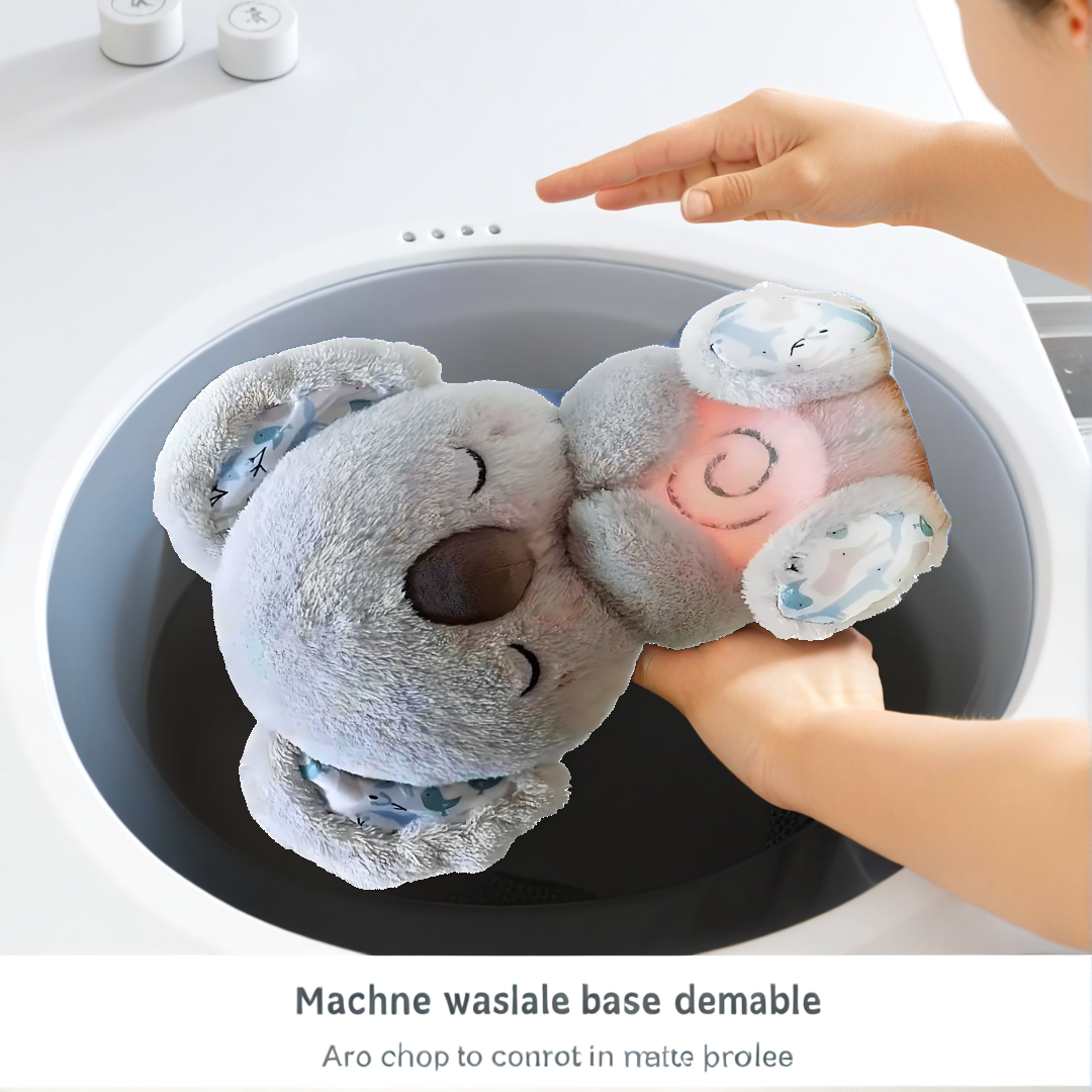 LIVREO Evoraco Soothing Koala, Bear Arrily Calming Otter Breathing Koala Sleep Buddy, Calming Otter Plush for Anxiety with Music Lights & Rhythmic Breathing Motion